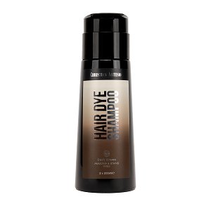 Men's Hair Dye Shampoo 400ml – Dark Brown, Easy and Quick Grey Coverage