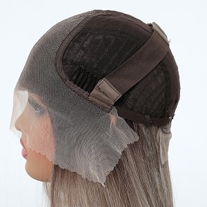 Synthetic Lace Front Wig 13x6 Blonde Ombre, Long Straight Hair, Natural Look & Ultimate Comfort