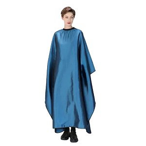 Barber Cape, Blue Color 150 x 128cm