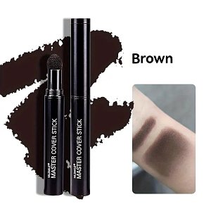 Hair Cover Stick for White Roots, Thinning Spots & Hairline Correction – Brown