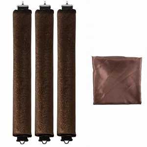 Set of Fabric Hair Rollers for Curls & Blowout Without Heat