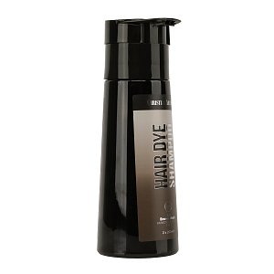 Hair Dye Shampoo 400ml – Brown Black, Easy & Instant Gray Coverage (Ideal for Men & Women)