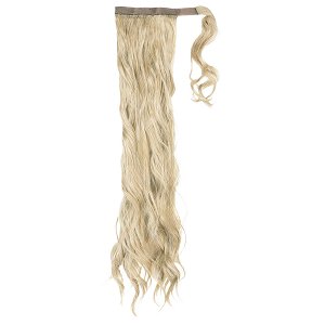 Ponytail Hairpiece HD Wavy 75cm 160g Pure Oak #8/22