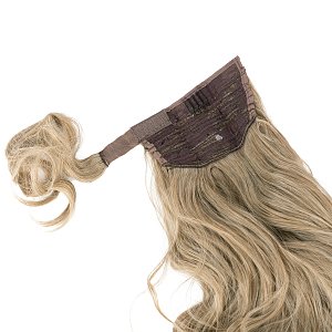 Ponytail Hairpiece HD Wavy 75cm 160g Pure Oak #8/22