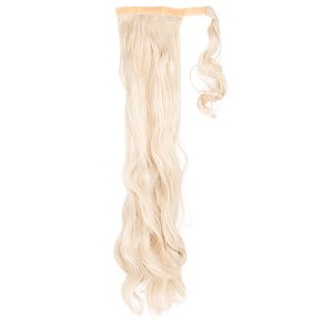 Ponytail Hairpiece HD Wavy 75cm 160g Ice Blonde #13