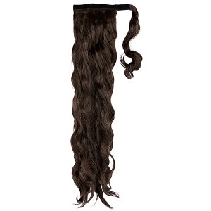 Ponytail Hairpiece HD Wavy 75cm 160g Media Brown #9