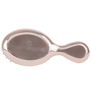 Mini Oval Hair Brush for Extensions 14cm – Nylon Bristles & Anti-Static, Detangling & Smoothing