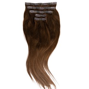 Natural PU Clip-In Hair Weft #2 Dark Blonde 50cm, 120g