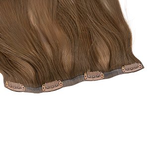 Natural PU Clip-In Hair Weft #4 Blonde 50cm, 120g