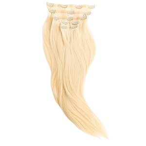 Natural PU Clip-In Hair Weft #22 Very Light Pastel Blonde 50cm, 120g