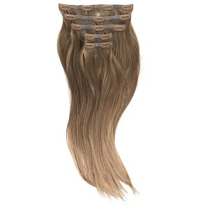 Natural PU Clip-In Hair Weft #5A Light Ash Blonde 50cm, 120g