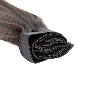 Natural PU Clip-In Hair Weft #5 Dark Ash Blonde 50cm, 120g