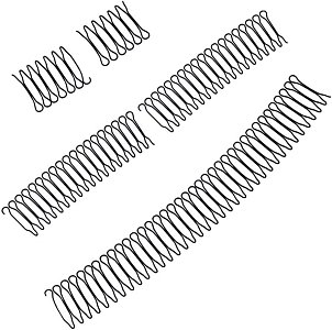 Metal U-Shape Hair Comb Clips 5pcs