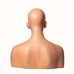 Female Mannequin Head with Shoulders for Wigs – Beige