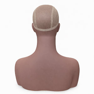 Female Mannequin Head with Shoulders for Wigs – Light Tan