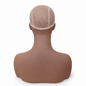 Female Mannequin Head with Shoulders for Wigs – Bronze