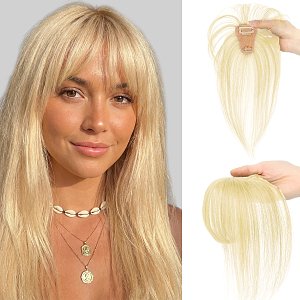 Natural Wispy Bangs Fringe Light Blonde – Christian Artesio