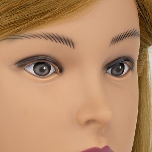 Training Mannequin Head with Natural Hair Blonde 240g 60cm