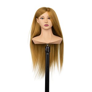 Training Mannequin Head with Natural Hair Blonde 240g 60cm