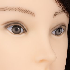 Training Mannequin Head with Natural Hair Brown with Stand 240g 60cm