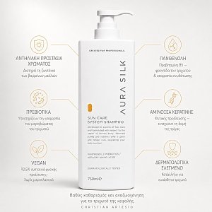 AuraSilk Sun Care Shampoo Vegan Friendly Formula 750ml