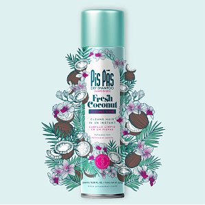 PisPas Dry Shampoo Fresh Coconut- Ξηρό Σαμπουάν 200ml