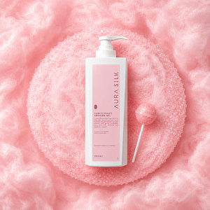 AuraSilk Shower Gel Candy Party 750ml