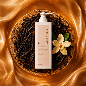 AuraSilk Shower Gel Ancient Vanilla 750ml