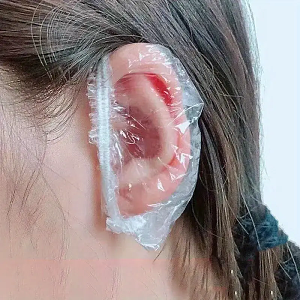 Waterproof Disposable Transparent Ear Covers 100 pcs