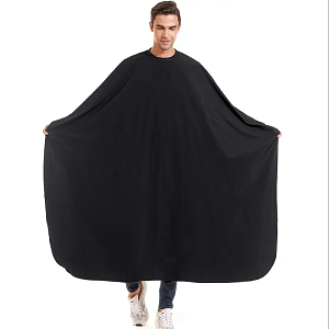Barber Cape, Black Color 150 x 128cm