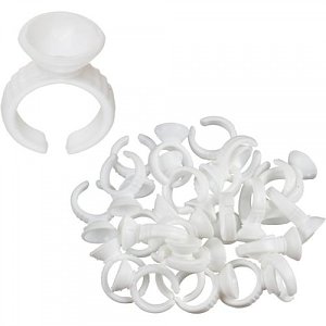 Eyelash Glue Plastic Ring 10pcs