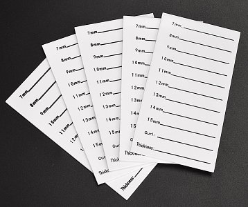 Wimpernplatten Aufbewahrungsbox inkl. 5 Platten
