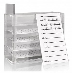 Wimpernplatten Aufbewahrungsbox inkl. 5 Platten