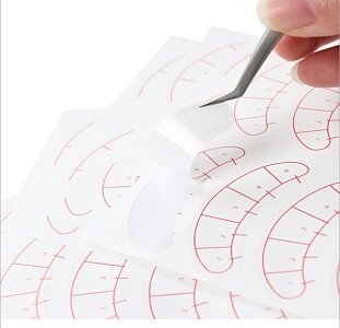 3D Eyelash Extension Guide 140pcs