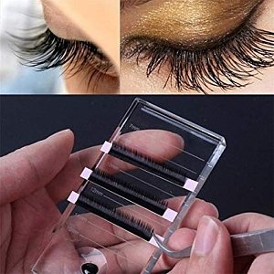 Clear Crystal Eyelash Placement Palette Rectangle