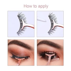 Eyelash Placement Metallic Tweezer