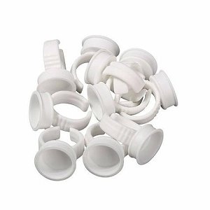 Eyelash Glue Plastic Ring 10pcs