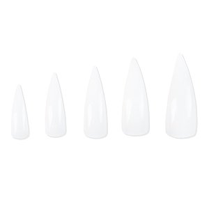 Nail Tips Natural Stiletto 100pcs