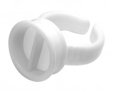 Eyelash Glue Plastic Ring Double 10pcs