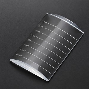 Clear Crystal Eyelash Placement Palette Curved