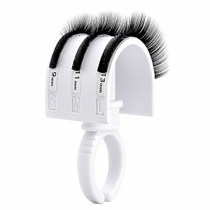 Plastic Eyelashes Ring in U Shape Set