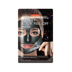 Purederm Koreanische Peel-Off Maske Galaxy Schwarz 10g