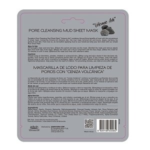 Pore Cleansing Mud Sheet Mask "Volcanic Ash 15gr