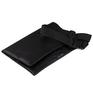 Makeup Brush Belt with 20 Slots & 4 Pockets – Adjustable Waterproof PU Leather Tool Organizer for Makeup Artists & Stylists