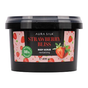 Body & Foot Scrub Aura Silk Strawberry Bliss 400g