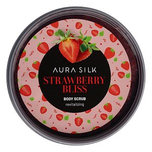 Body & Foot Scrub Aura Silk Strawberry Bliss 400g