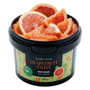 Body & Foot Scrub Aura Silk Grapefruit Twist 400g