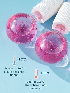 Face Massage Glass Ball 1pc