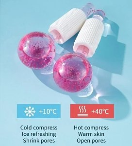 Face Massage Glass Ball 1pc