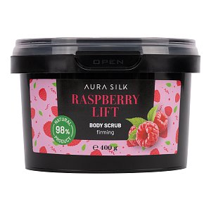 Body & Foot Scrub Aura Silk Raspberry Lift 400g